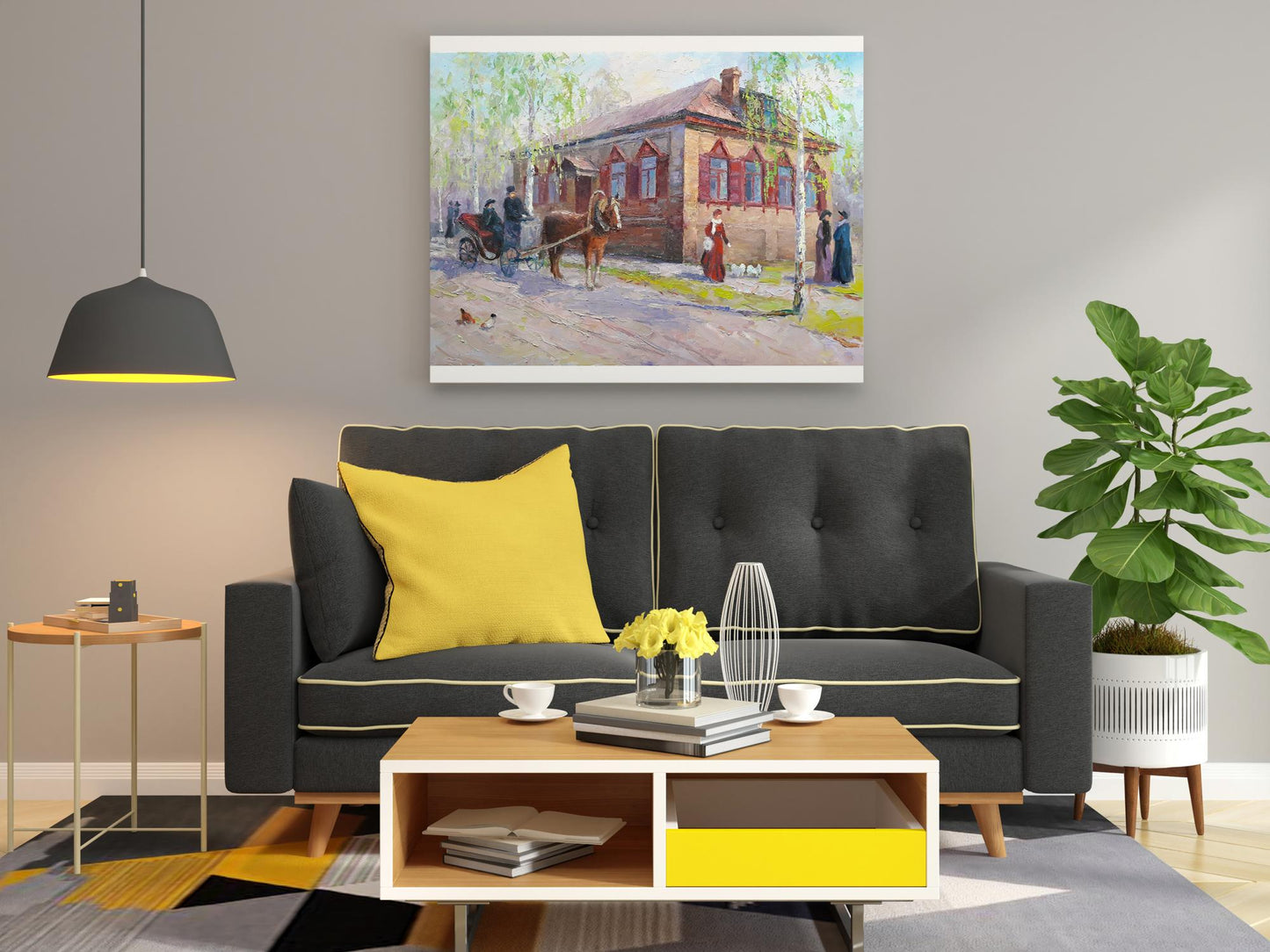 Oil painting Ancient Konotop Serdyuk Boris Petrovich