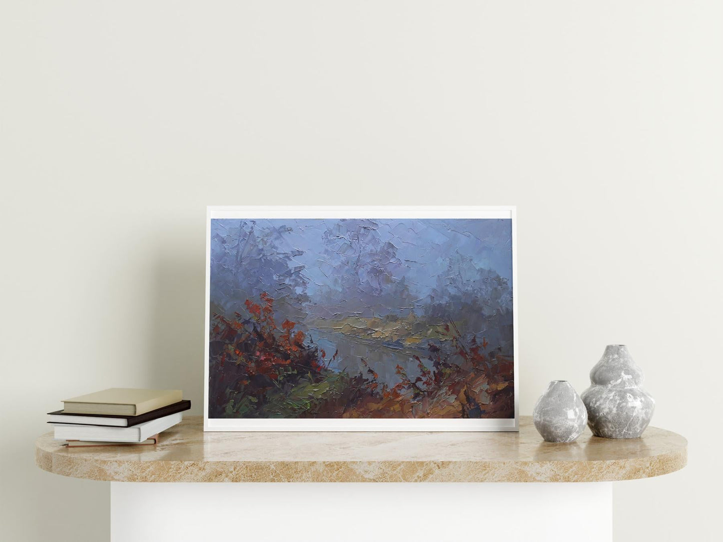 Oil painting Fog on Tissey Serdyuk Boris Petrovich