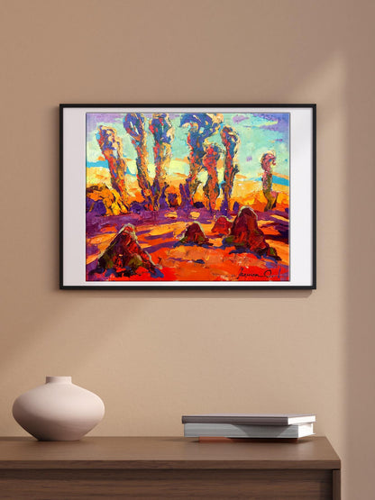 Village landscape Art 