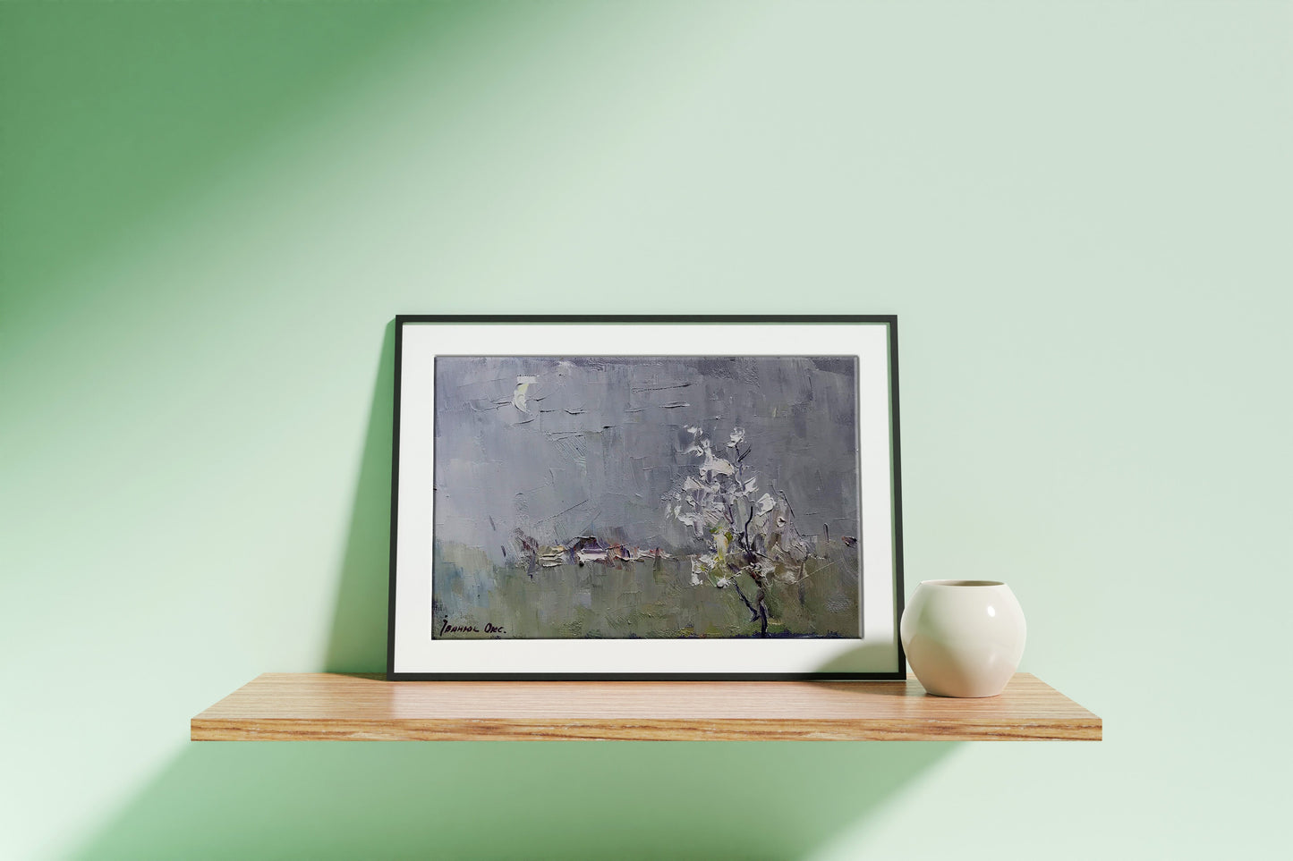 Oil painting Spring morning Ivanyuk Oksana