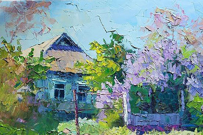 Oil painting A day in May Serdyuk Boris Petrovich