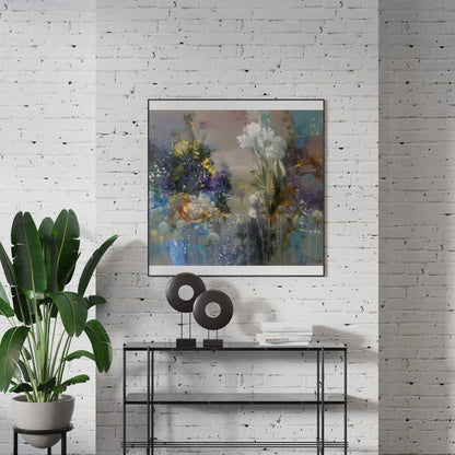 Abstract oil painting Flowers Anatoly Tarabanov