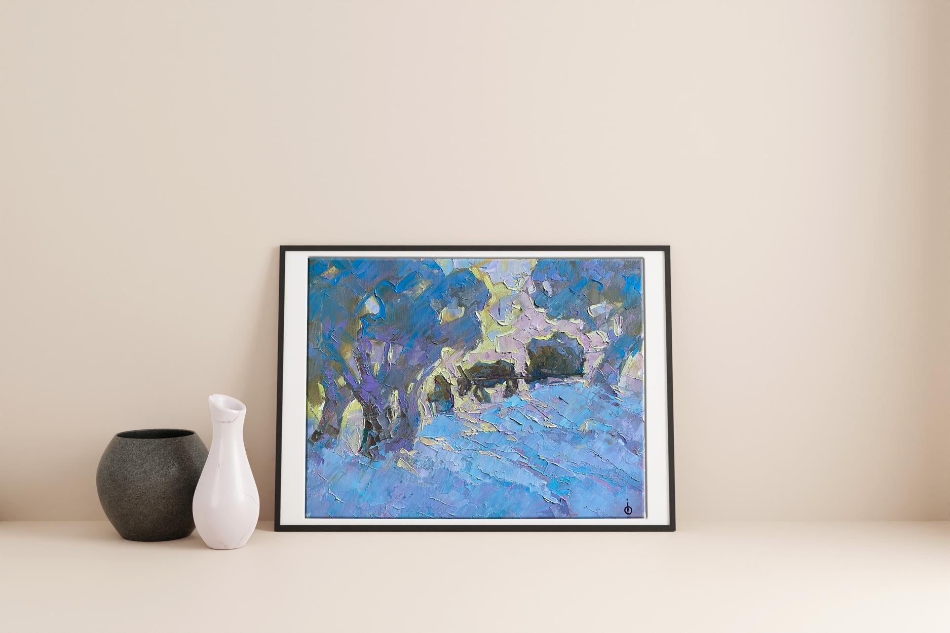 Oil painting Winter Landscape  buy