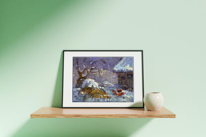 Oil painting Winter 