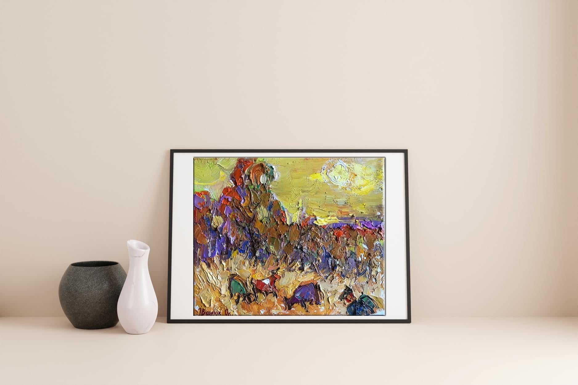 Village landscape Art 