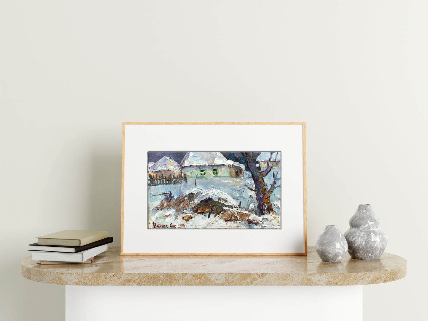 Village landscape Art 