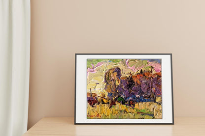 Village landscape Art 