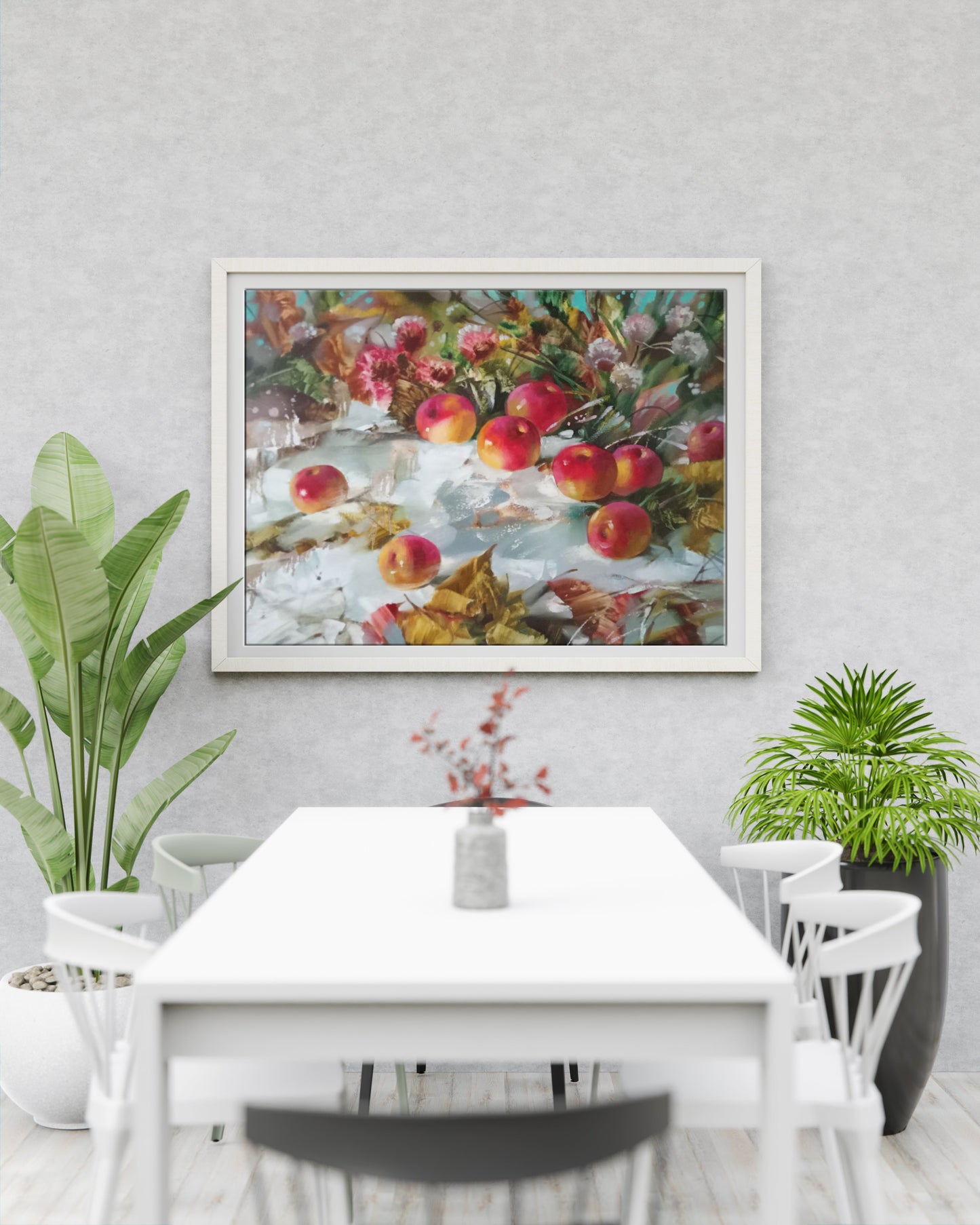 oil still life room