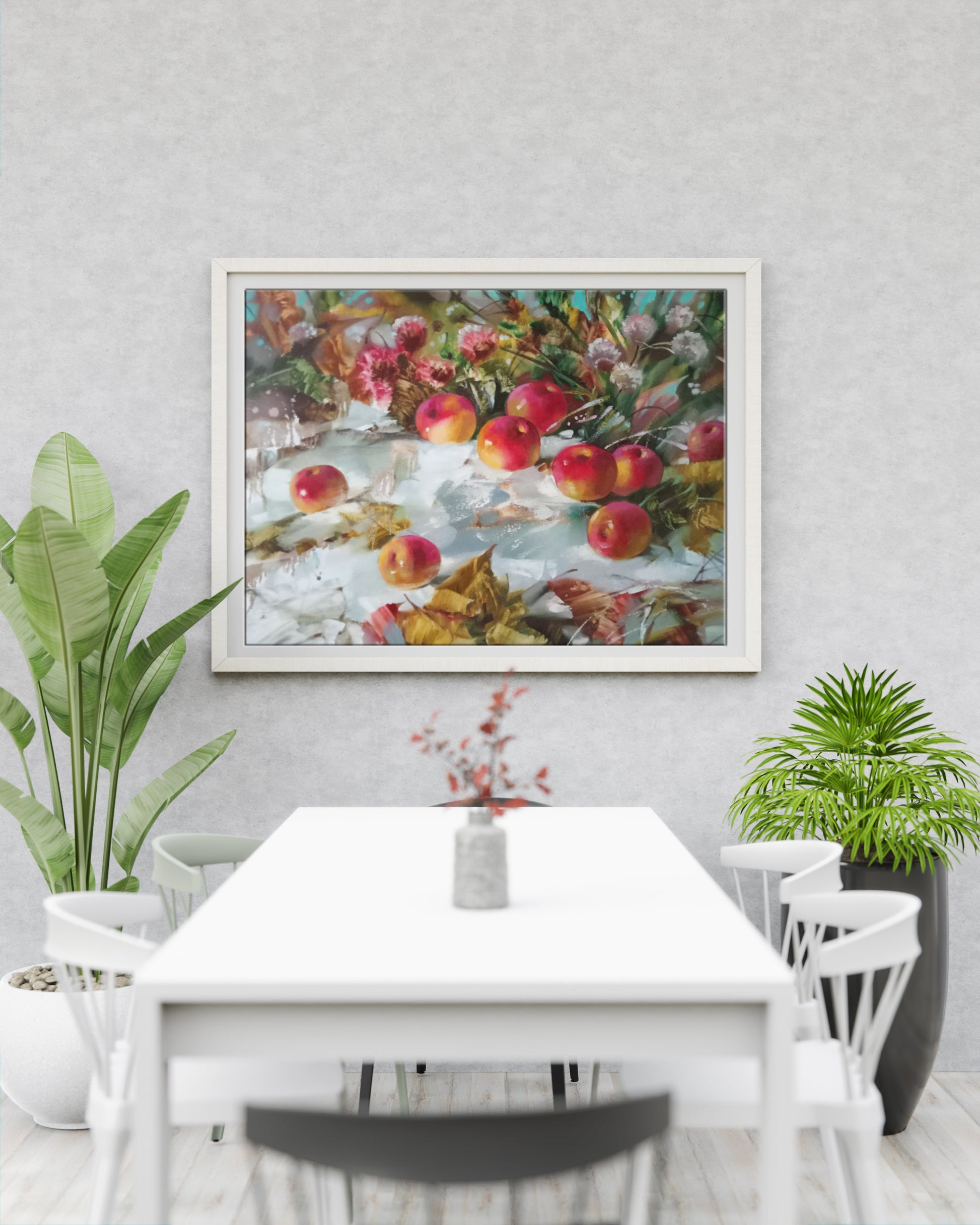 oil still life room