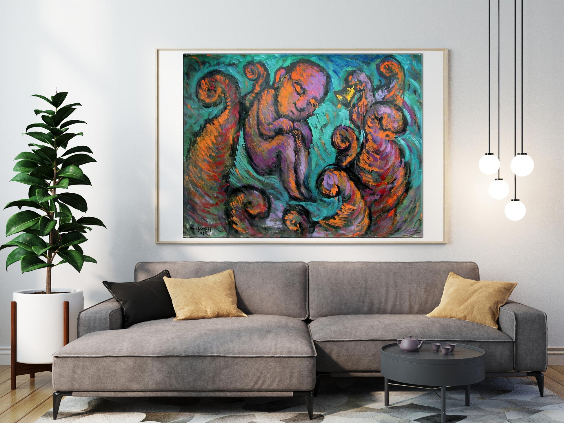 Oil painting Abstract 
