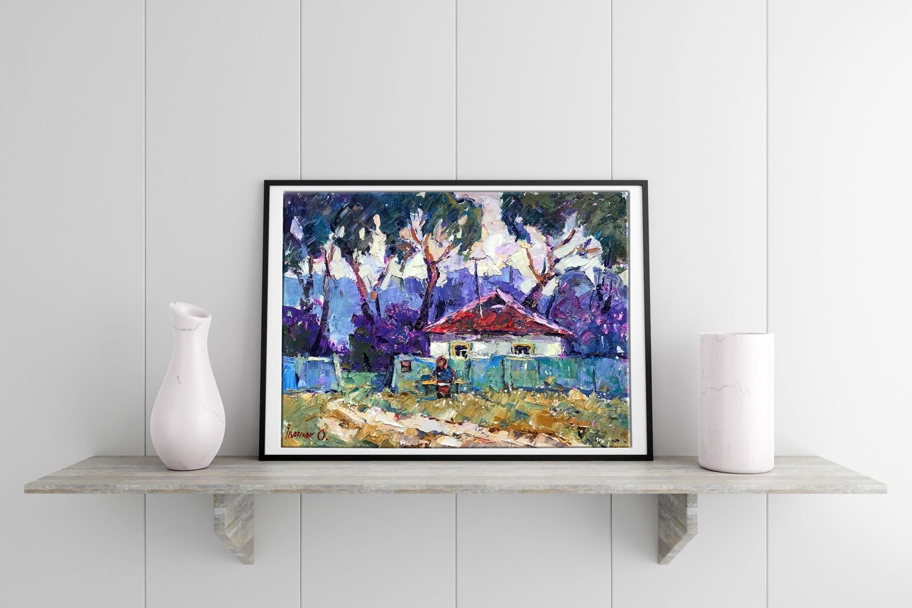 Village landscape Art 