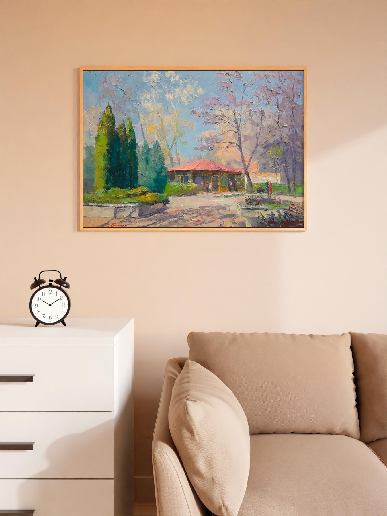 oil painting Spring in the park Serdyuk Boris Petrovich