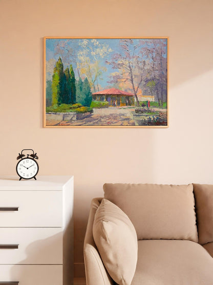 oil painting Spring in the park Serdyuk Boris Petrovich