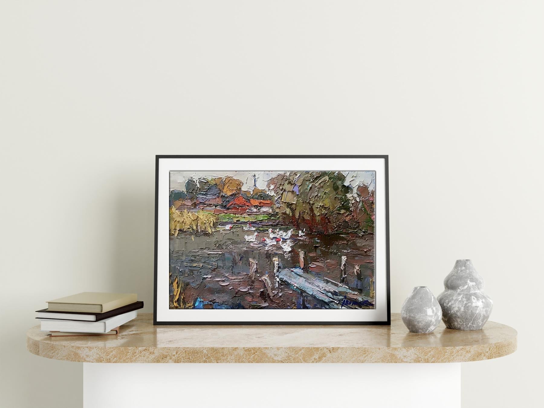 Village landscape Art 