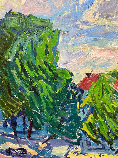 Oil painting Road in Crimea Glushchenko Alexander Nikolaevich