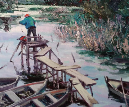 Oil painting Nature Landscape 