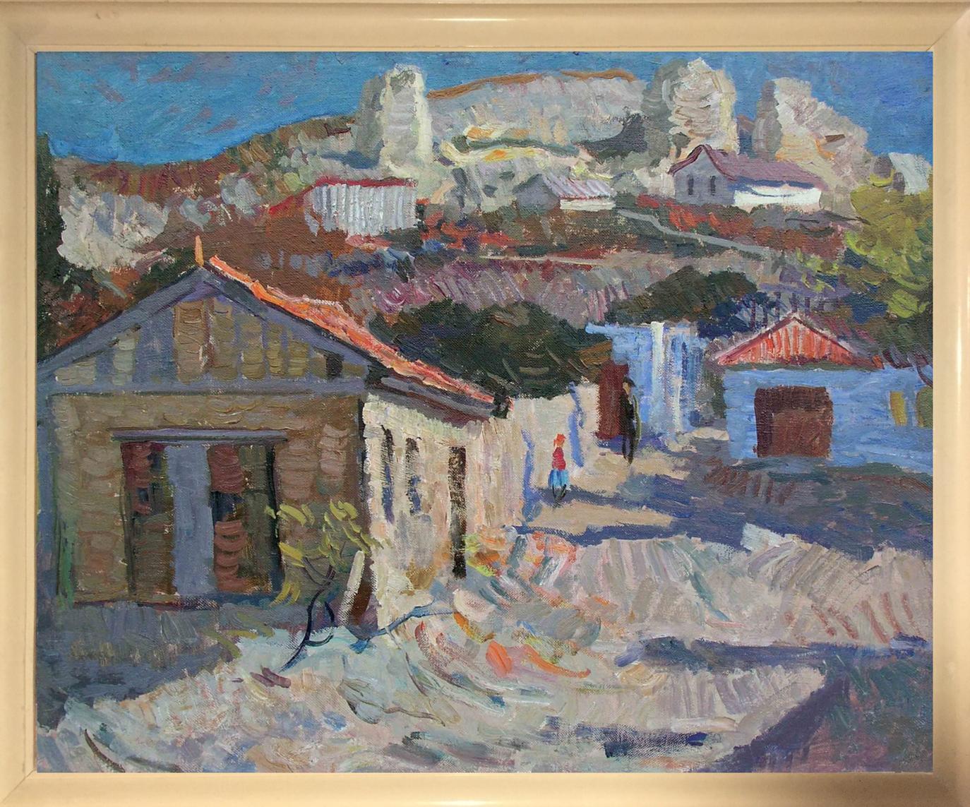 Oil painting Hot day. Crimea Sergeyeva Nina