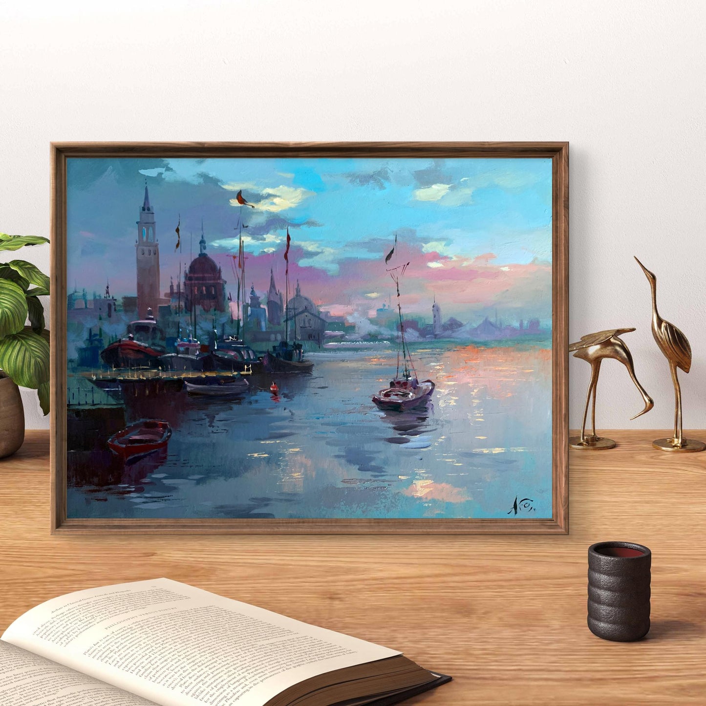 OIl painting Romantic sailing Yuriy Suprunchuk