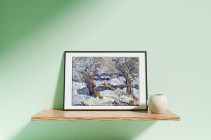 Village landscape Art 