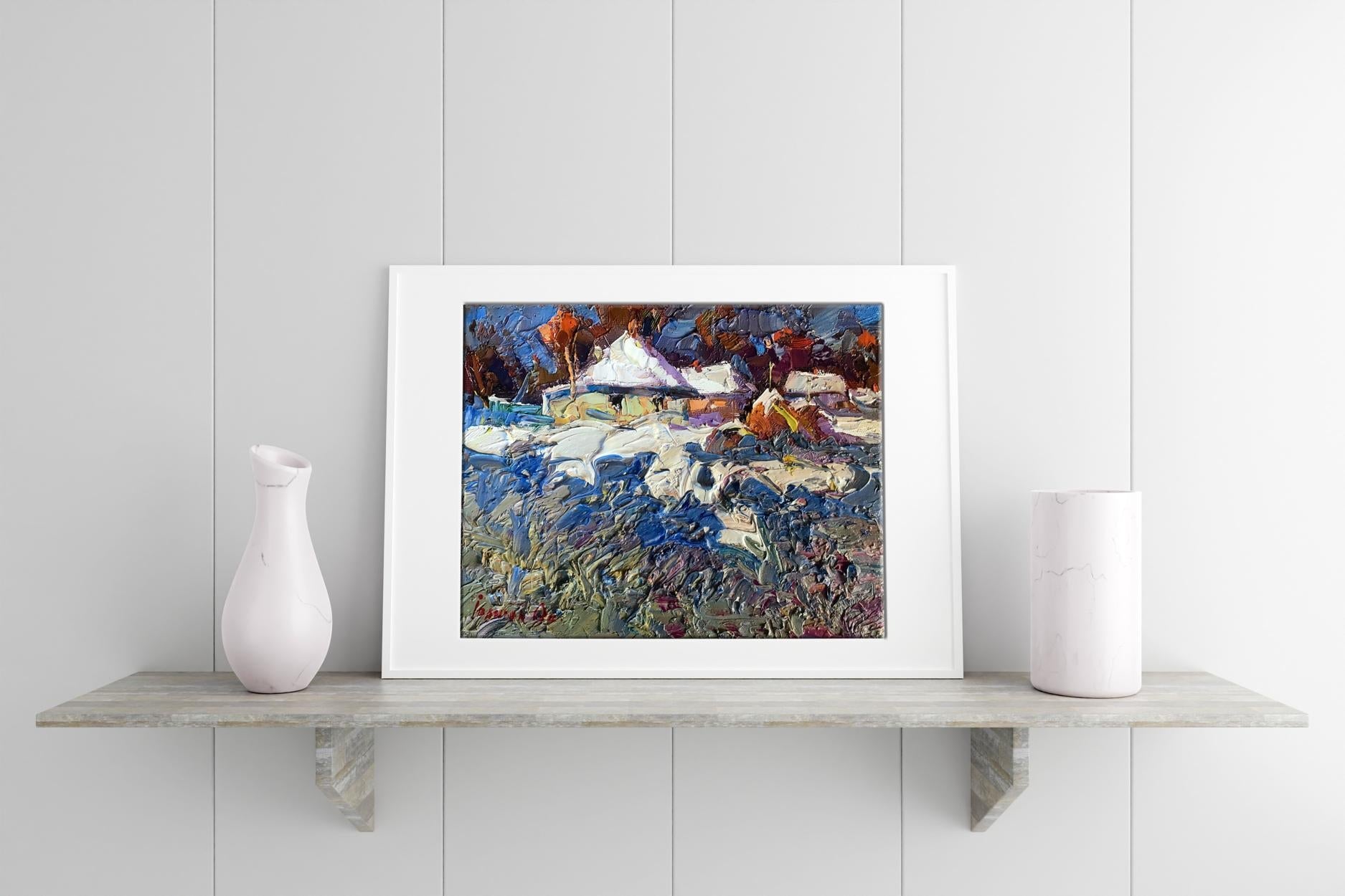 Village landscape Art 
