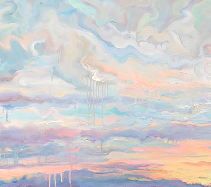 Oil painting Cityscape Osnach Olesia