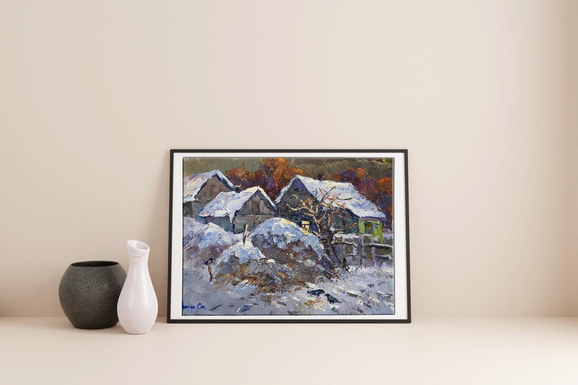 Village landscape Art 