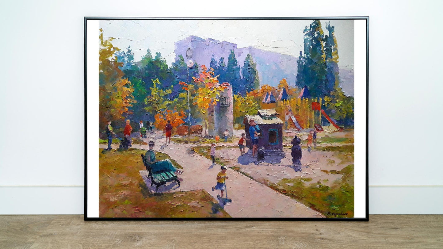 Oil painting Vacation Serdyuk Boris Petrovich