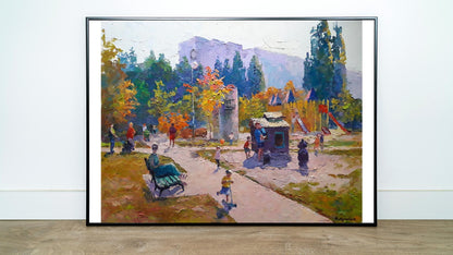 Oil painting Vacation Serdyuk Boris Petrovich