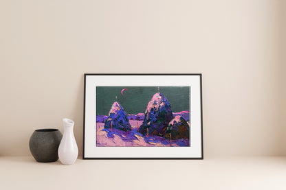 Village landscape Art 