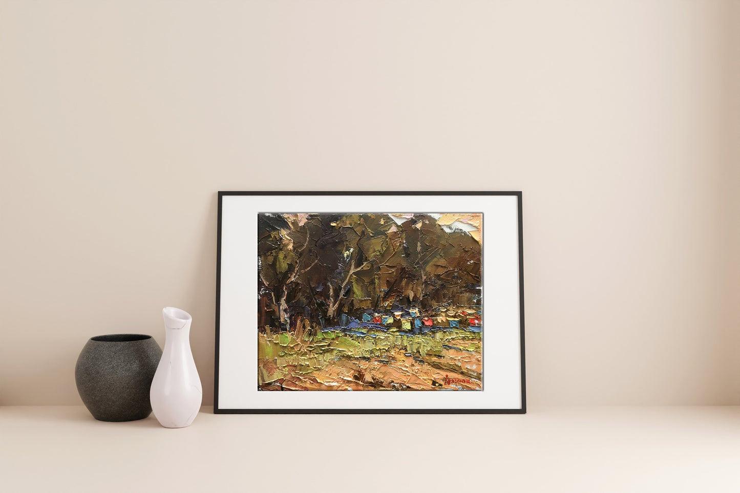 Village landscape Art 