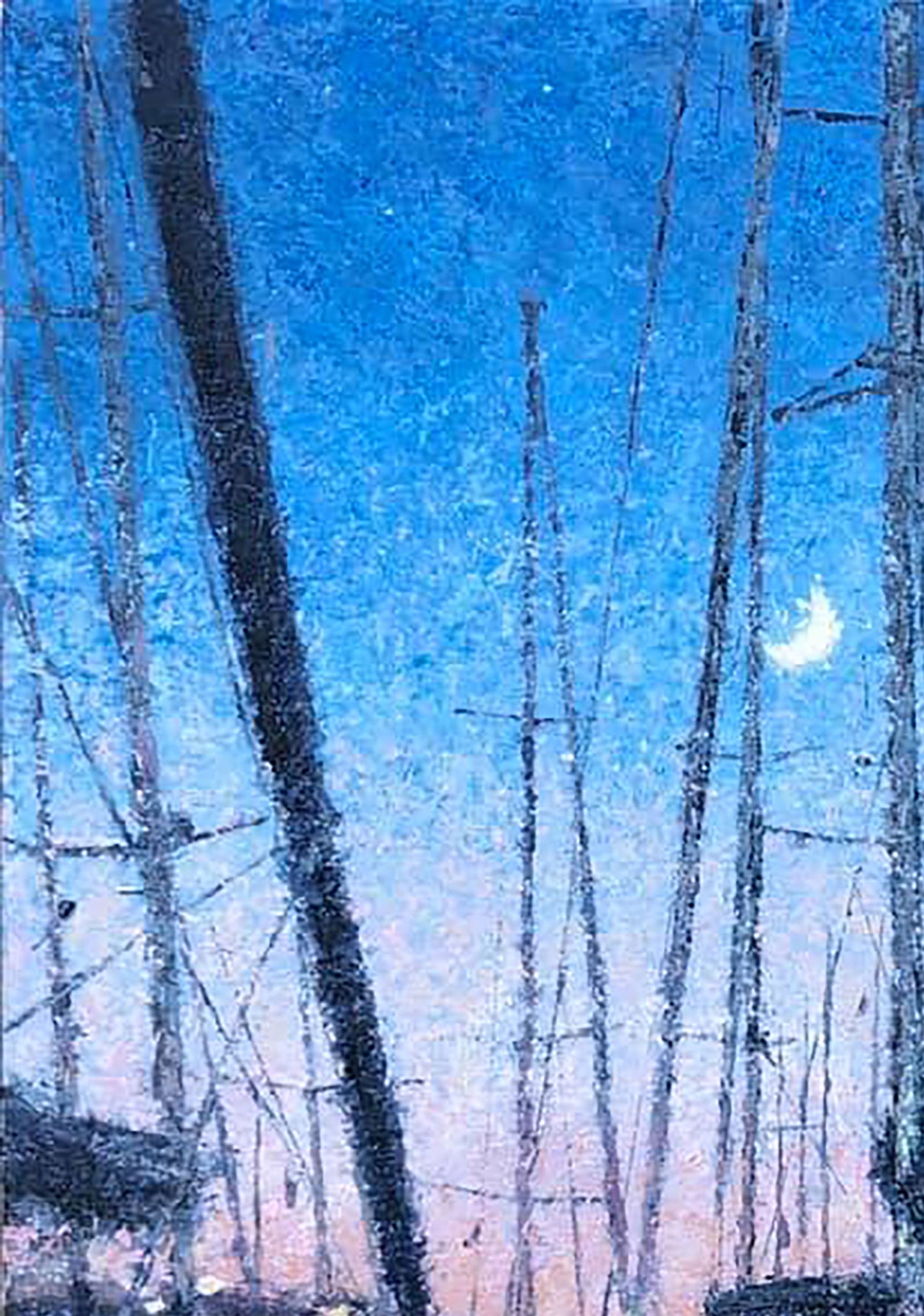 Oil painting Landscape  Osnach Olesia