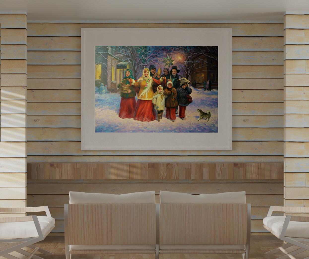 Oil painting Holy evening Serdyuk Boris Petrovich