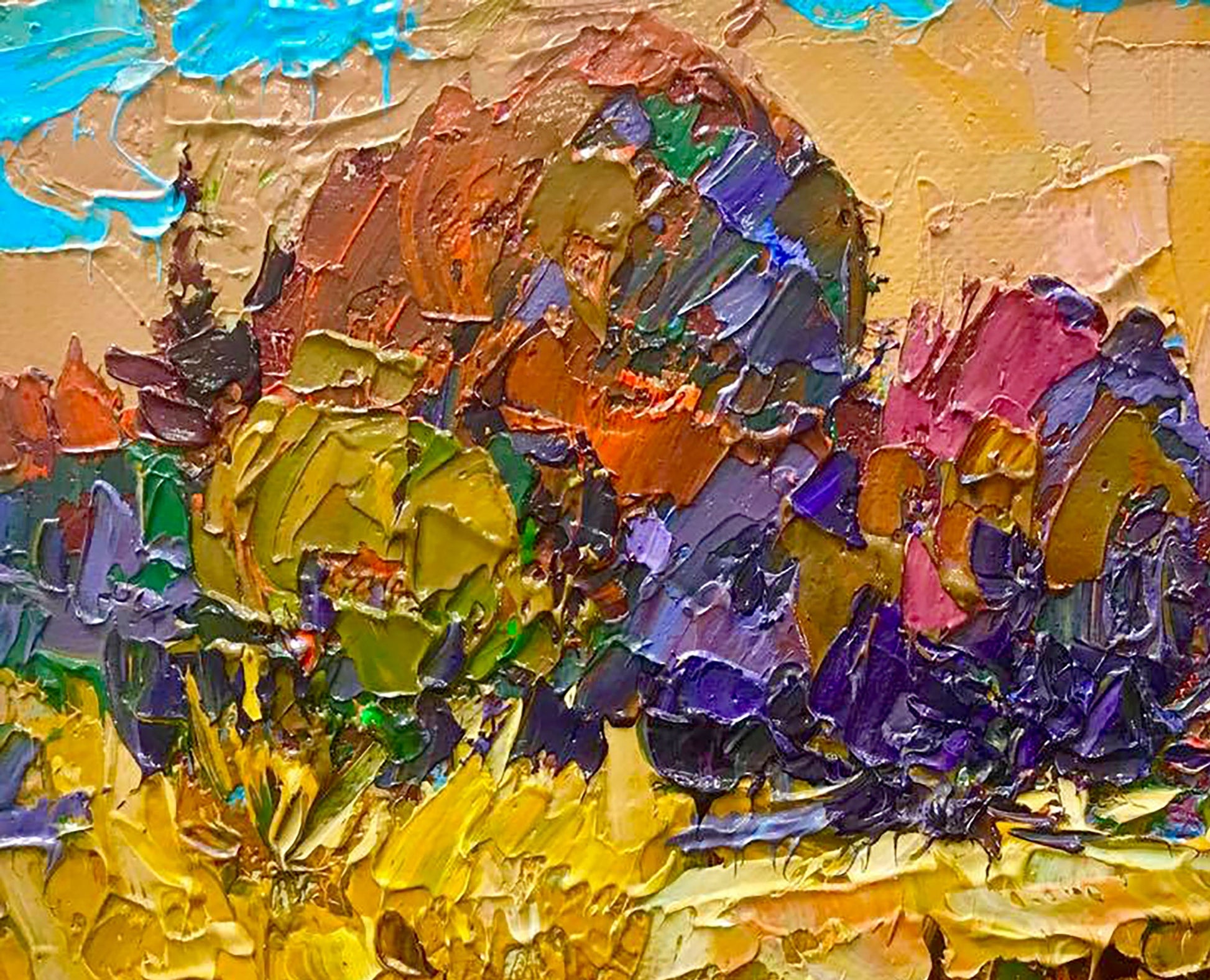 Oil painting evening