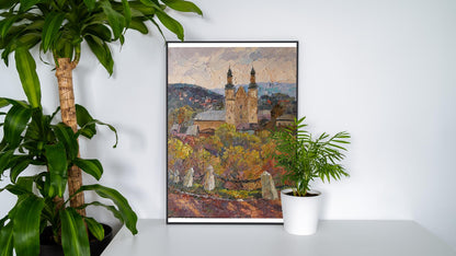 Oil painting Church in Zbarazh Serdyuk Boris Petrovich