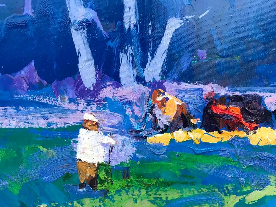  Village landscape Art 