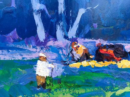  Village landscape Art 