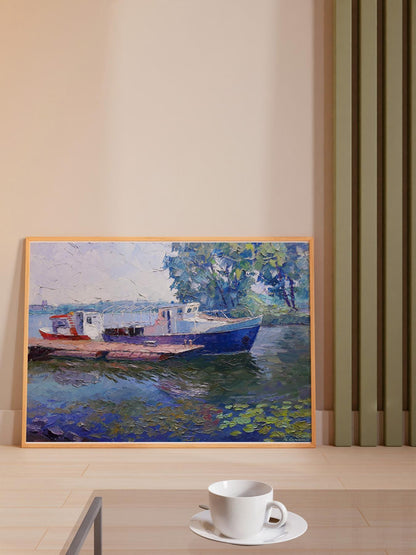 Oil painting Rescuers Serdyuk Boris Petrovich