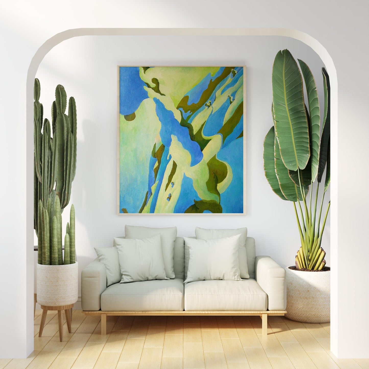 Abstract oil painting 