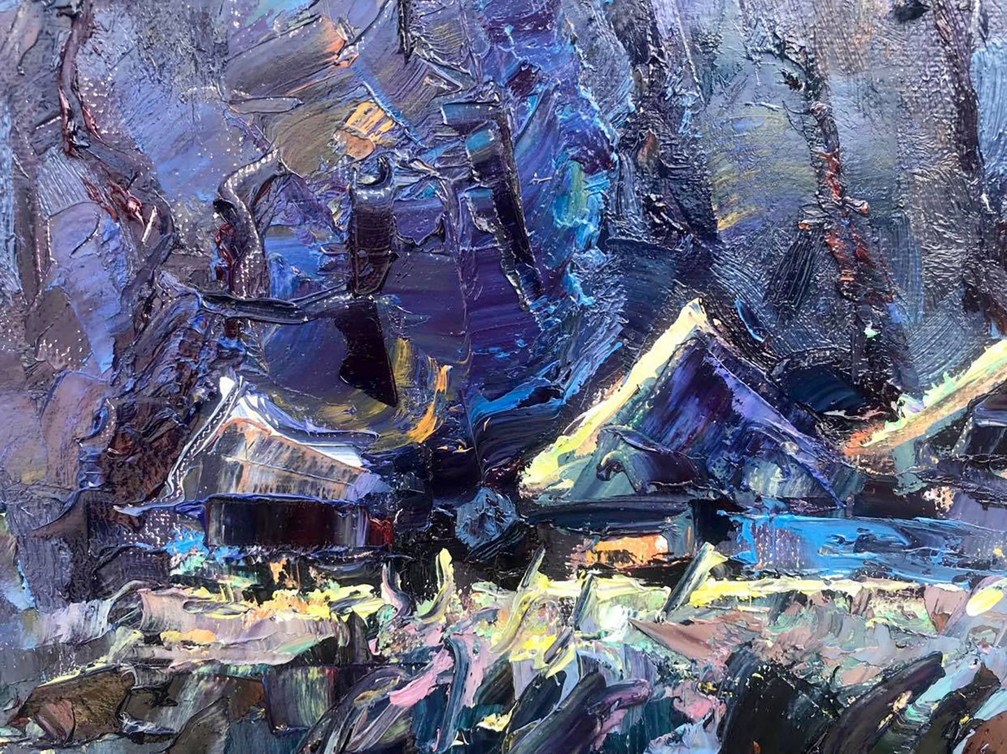 Evening rural landscape