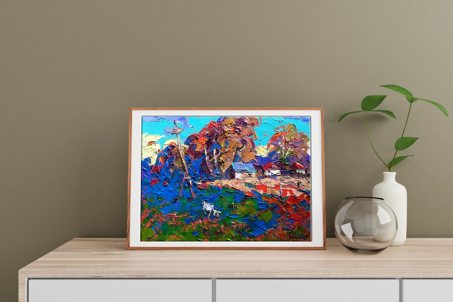 Village landscape Art 