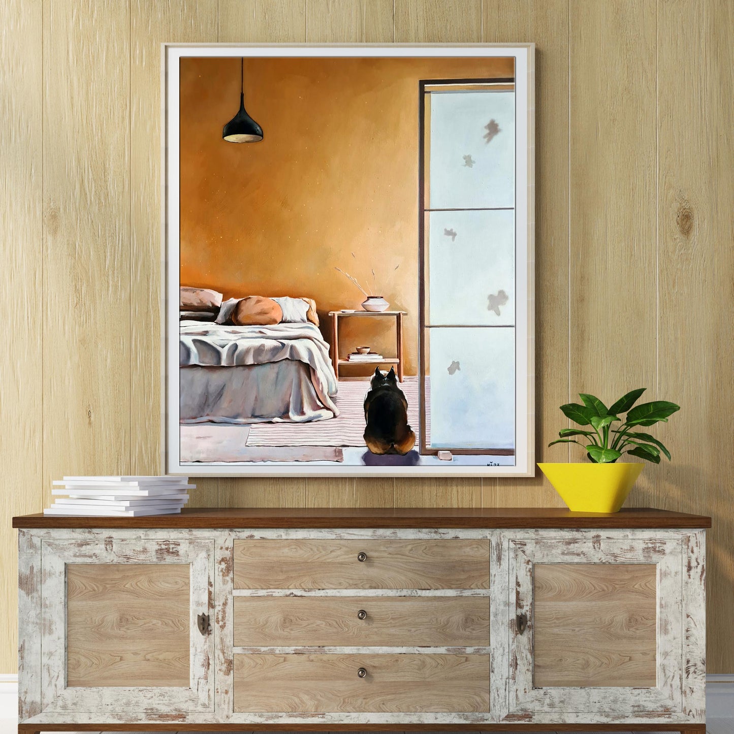 Oil painting Interior