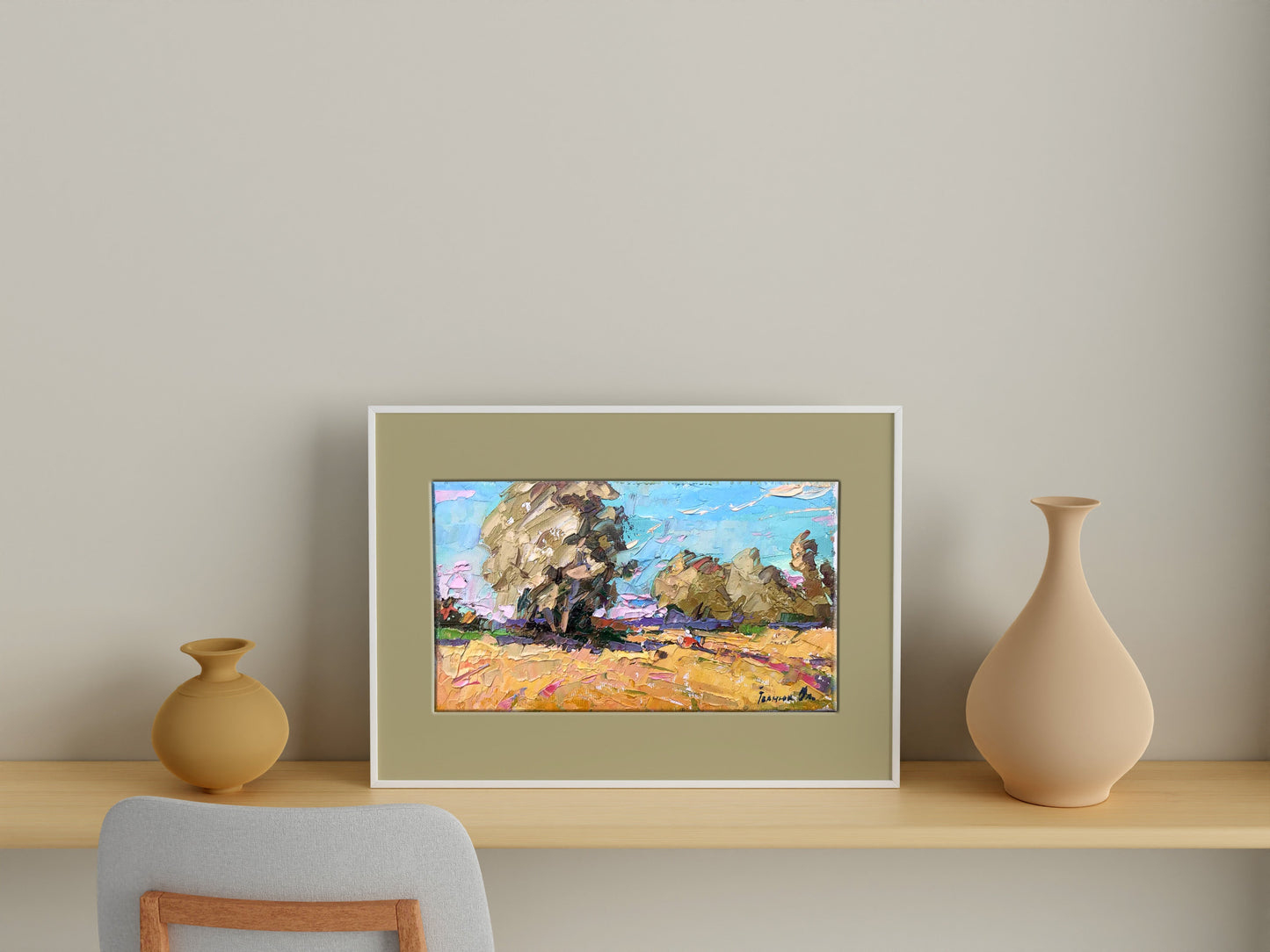 Oil painting Autumn 
