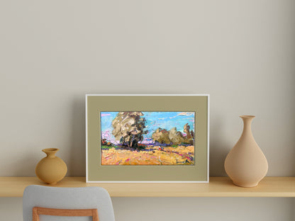 Oil painting Autumn 