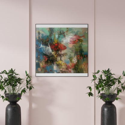 Abstract oil painting Fish Anatoly Tarabanov