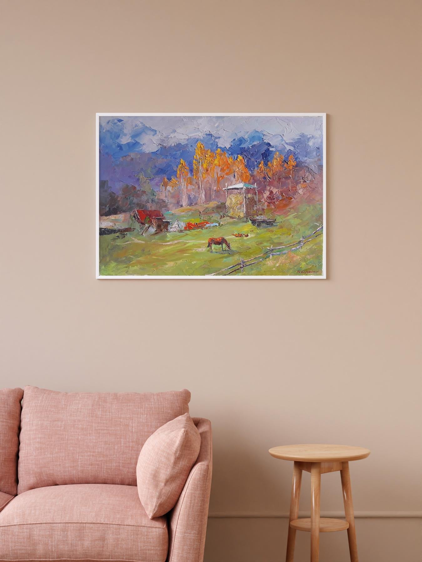 Oil painting Gilded Serdyuk Boris Petrovich