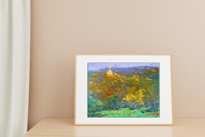 Village landscape Art 