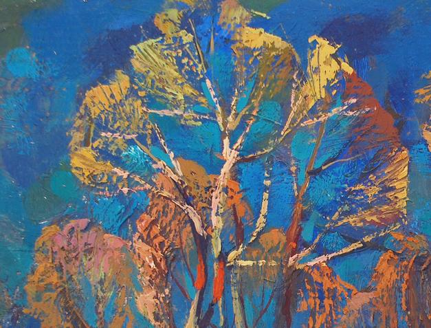 Oil painting Basic motive Egor Shvachunov