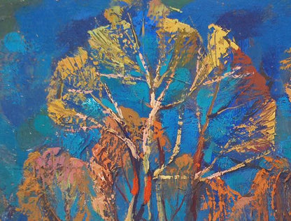 Oil painting Basic motive Egor Shvachunov