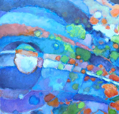 Abstract oil painting Osnach Olesia