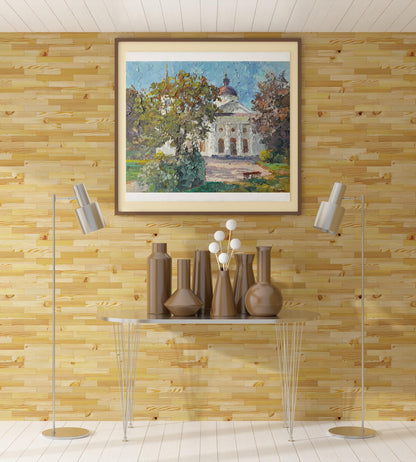 Oil painting Baturin temple Serdyuk Boris Petrovich